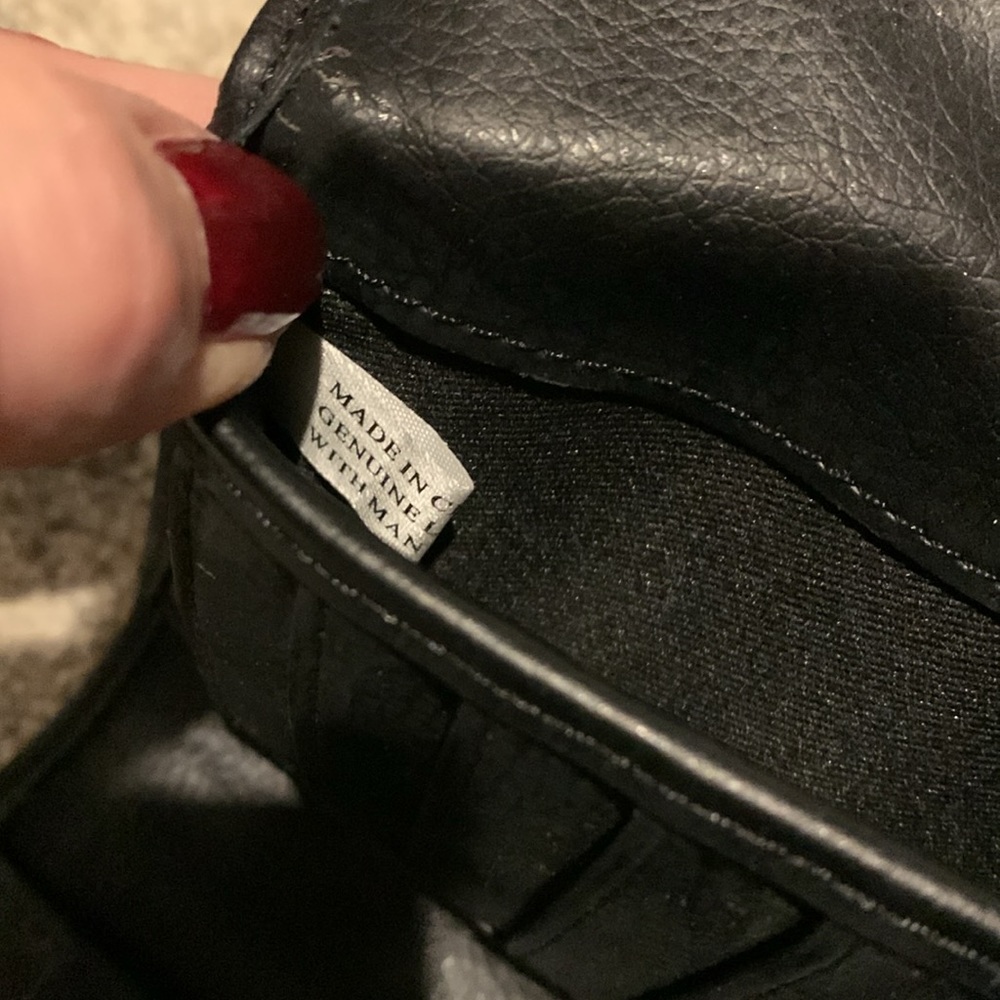 Leather/calf hair wallet - Picture 11 of 11